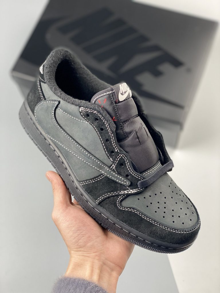 Travis Scott x Air Jordan 1 Low Black Phantom