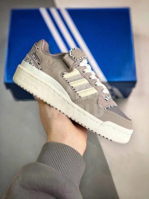 Adidas Forum Low Criss-Cross Pattern Taupe Oxide