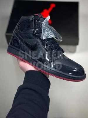 Air Jordan 1 Retro High Patent Black Red