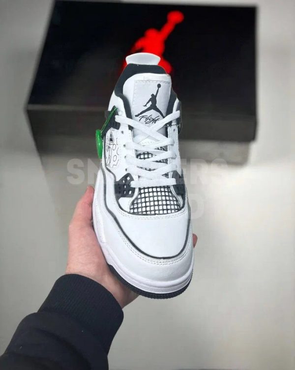 Air Jordan 4 Retro GS DIY White Black