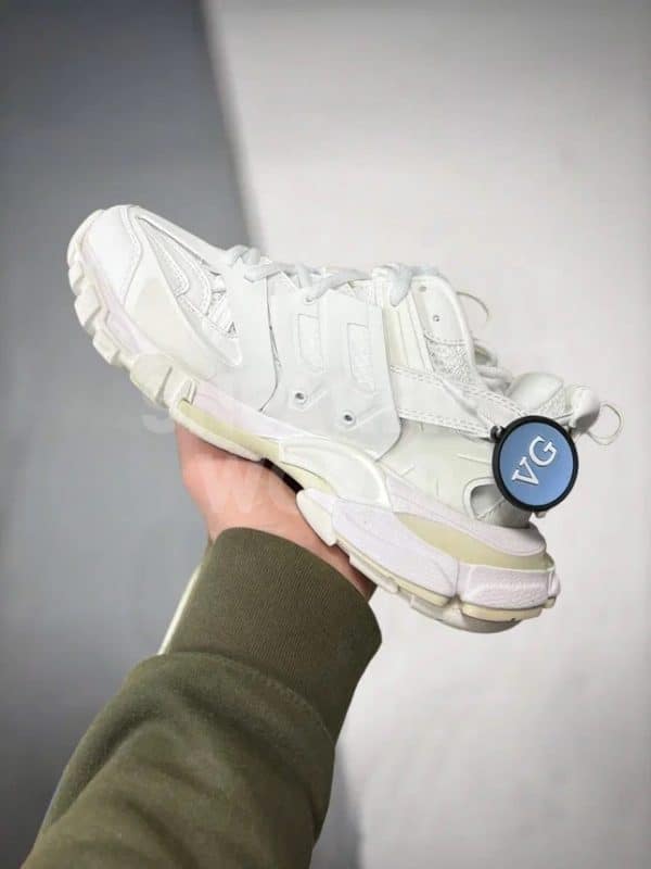 Balenciaga Wmns Recycled Track Sneaker White