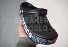 Crocs Bayaband Print Clog Black Blue White