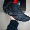 Air Jordan Max Aura 4 Shoes Black Cat Triple Black