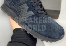New Balance 574 Dark Blue Black