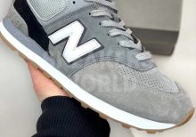 New Balance 574 Grey Black White