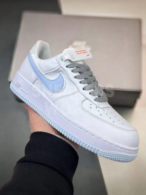 Nike Air Force 1 07 White Blue Pure Platinum