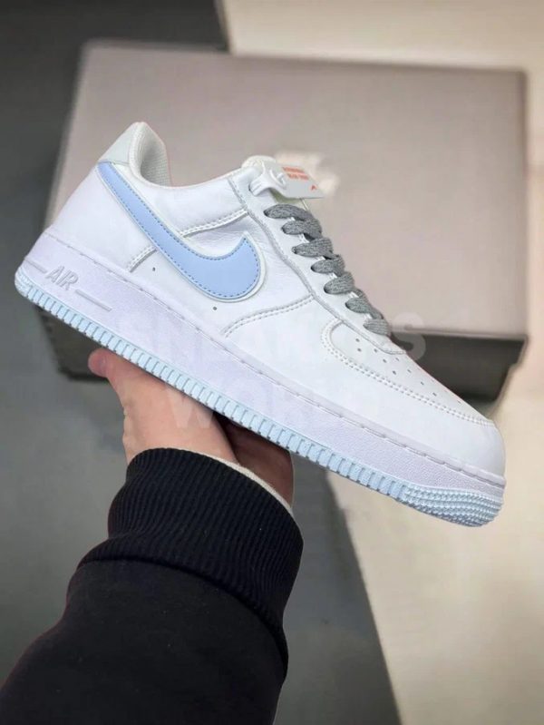 Nike Air Force 1 07 White Blue Pure Platinum