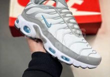 Nike Air Max Plus White Silver Blue