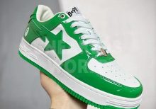 Bape Sta Force 1 low White Green