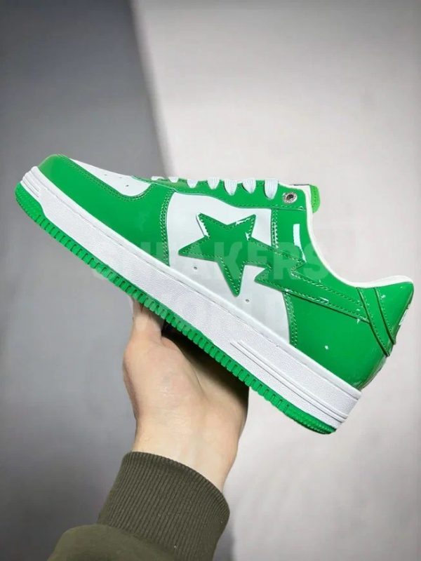 Bape Sta Force 1 low White Green