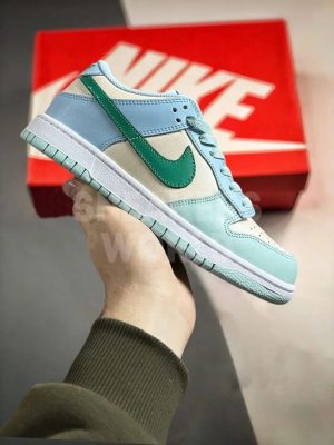 Nike Dunk Low Mineral Teal Blue Beige Green