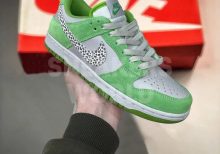 Nike Dunk Low Safari AS Swoosh Chlorophyll Green Grey