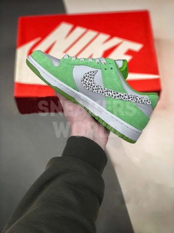 Nike Dunk Low Safari AS Swoosh Chlorophyll Green Grey