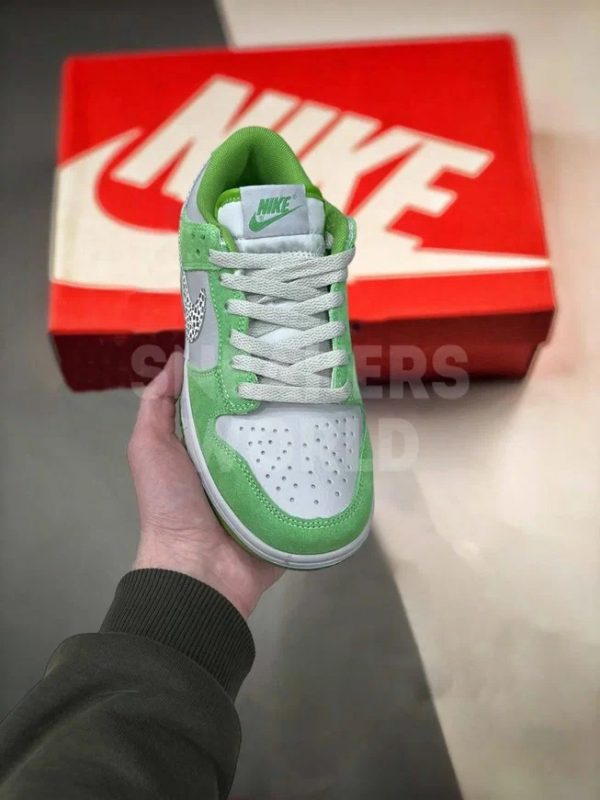 Nike Dunk Low Safari AS Swoosh Chlorophyll Green Grey