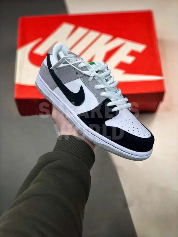 Nike SB Dunk Low Pro Chlorophyll White Grey Black