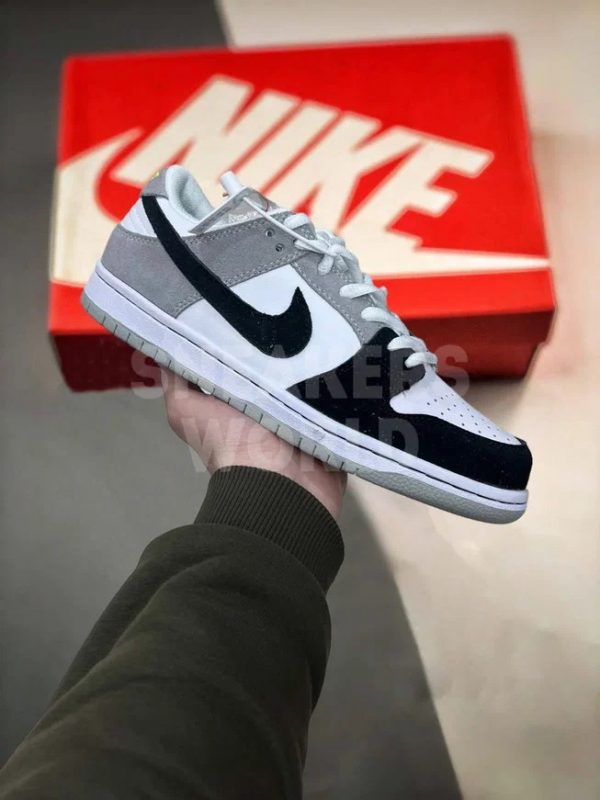 Nike SB Dunk Low Pro Chlorophyll White Grey Black