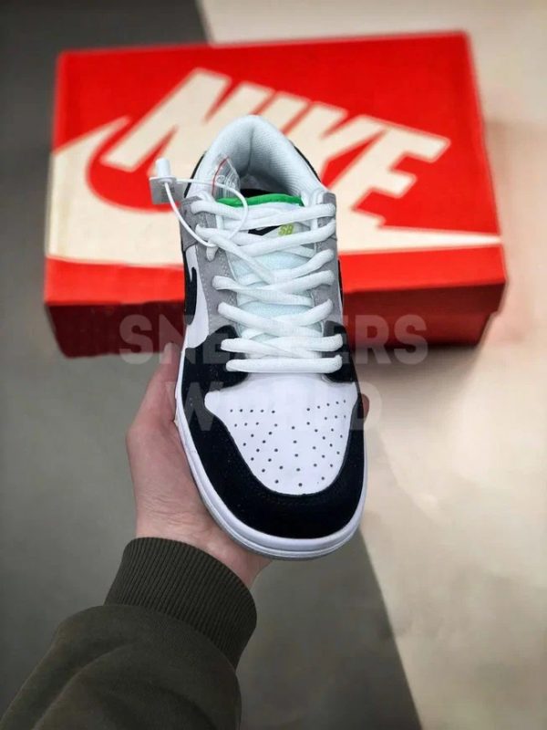 Nike SB Dunk Low Pro Chlorophyll White Grey Black