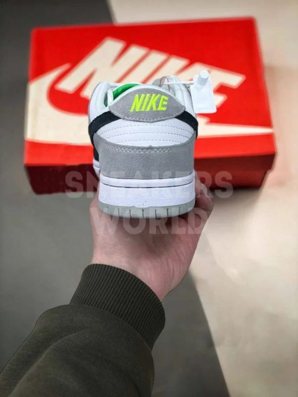 Nike SB Dunk Low Pro Chlorophyll White Grey Black