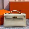 Сумка Hermes Mini Kelly Pochette 22cm Bag In Craie Epsom Leather PHW