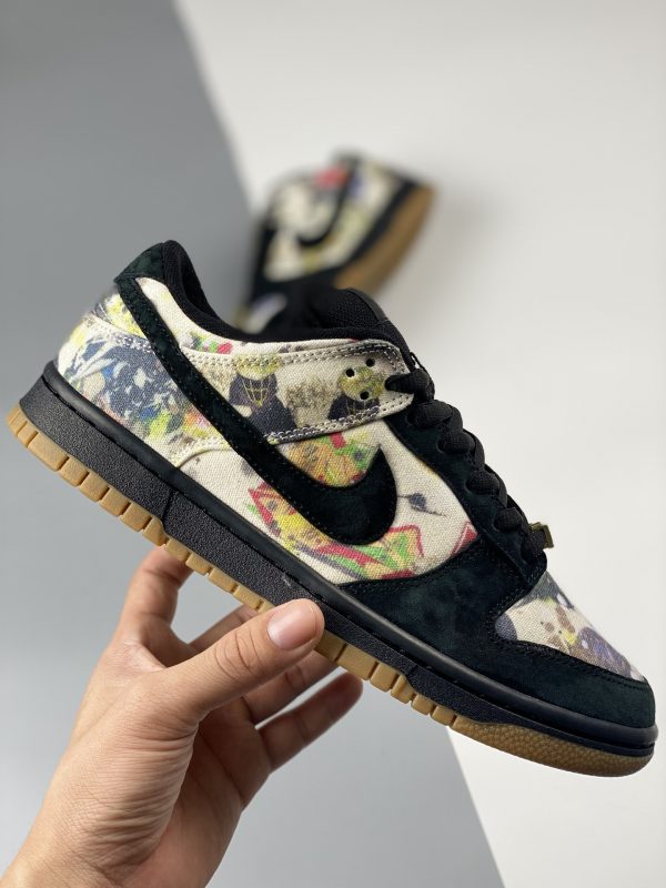 Supreme x Rammellzee x Nike SB Dunk Low Black Multi