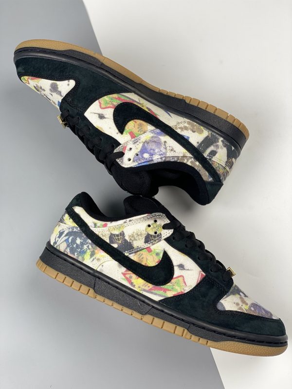 Supreme x Rammellzee x Nike SB Dunk Low Black Multi