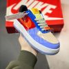 Undefeated × Nike Air Force 1 Low SP Total Orange Blue Red