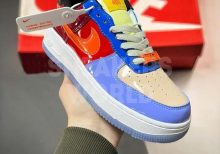 Undefeated × Nike Air Force 1 Low SP Total Orange Blue Red
