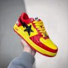 Marvel x A Bathing Ape Bape Sta Force 1 low Yellow Red Black