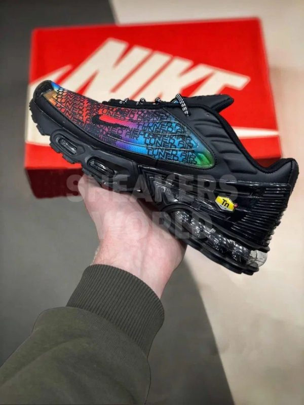 Nike AIr Max Plus 3 Premium Rainbow Gradient Black
