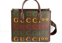 Сумка-тоут Gucci 100 large tote bag Brown