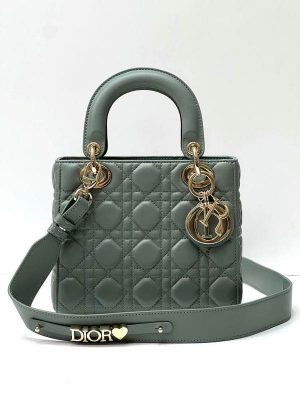 Сумка Lady Dior My ABCDior зеленая