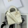 Сумка Lady Dior My ABCDior white