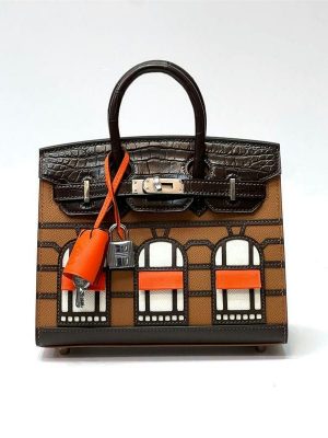 Сумка Hermes Birkin Seller 20 Day Faubourg Brown