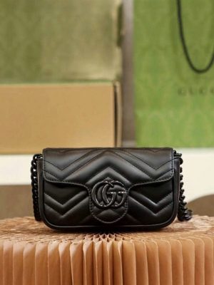 Gucci GG Marmont Belt Bag Black