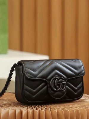 Gucci GG Marmont Belt Bag Black