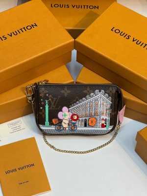 Клатч Louis Vuitton Mini Pochette Accessoires Vivienne Holidays 2022