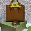 Сумка-тоут Diana small Tote Gucci Brown