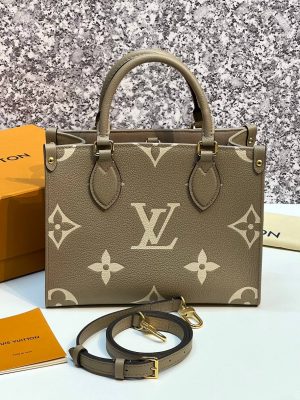 Louis Vuitton LV Onthego PM Tote Monogram Empreinte Tourterelle