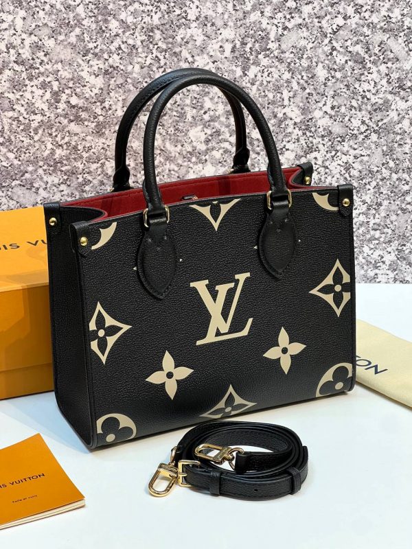 Louis Vuitton LV Onthego PM Tote Monogram Medium Bicolor