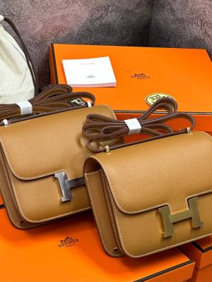 Hermes Constance 18 Epsom Gold Hardware