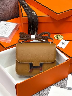 Hermes Constance 18 Gold Epsom Palladium Hardware