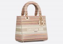 Сумка Dior Lady D-Lite Medium розовая