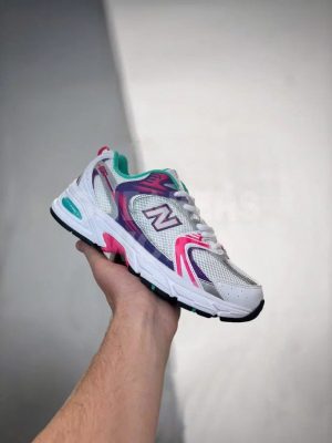 New Balance 530 Pink & White Trainers Urban Outfitters