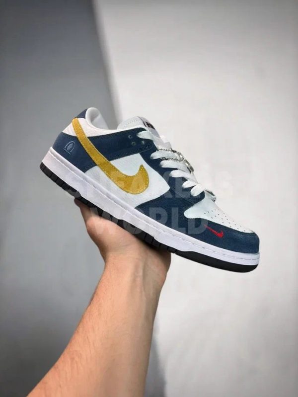 Nike Kasina x Dunk Low 80s Bus Blue White Yellow