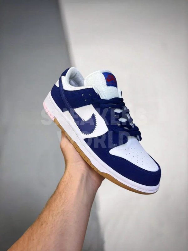 Nike SB Dunk Low Pro Premium Los Angeles Dodgers White Blue