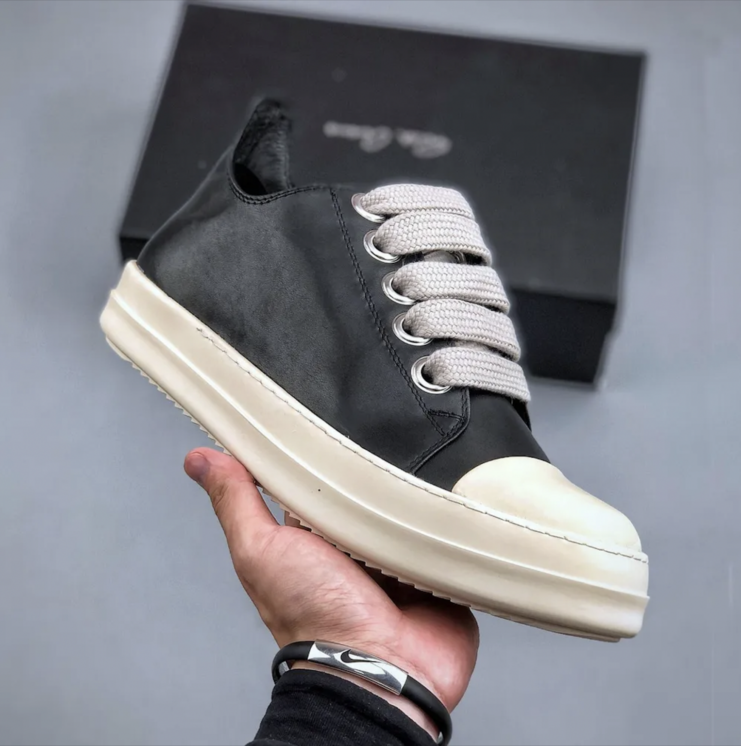 Rick Owens низкие кожаные