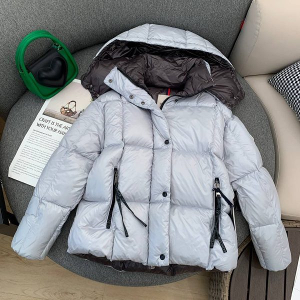 Пуховик MONCLER Parana женский голубой