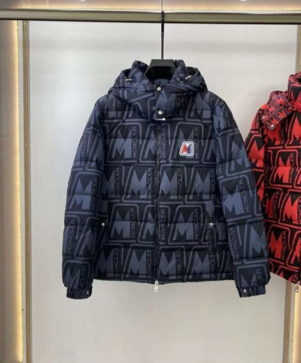 Пуховик Moncler Pallardy мужской синий