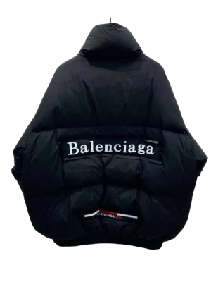 Пуховик Balenciaga ss2022 унисекс черный