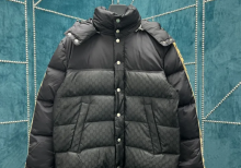 Пуховик Gucci GG Logo черный унисекс